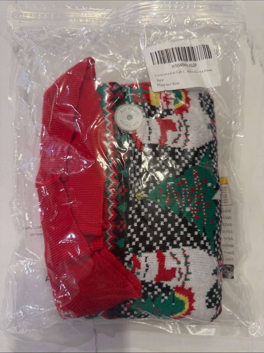 NWT Kids Ugly Christmas Sweater Size 5-6Y - Picture 3 of 5